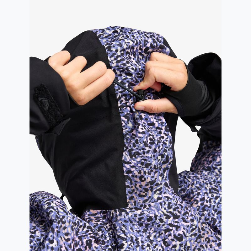 Kurtka snowboardowa damska ROXY 20K Ice Haven twilight purple wildin out 9