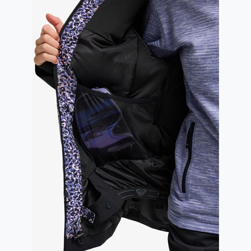 Kurtka snowboardowa damska ROXY 20K Ice Haven twilight purple wildin out 11