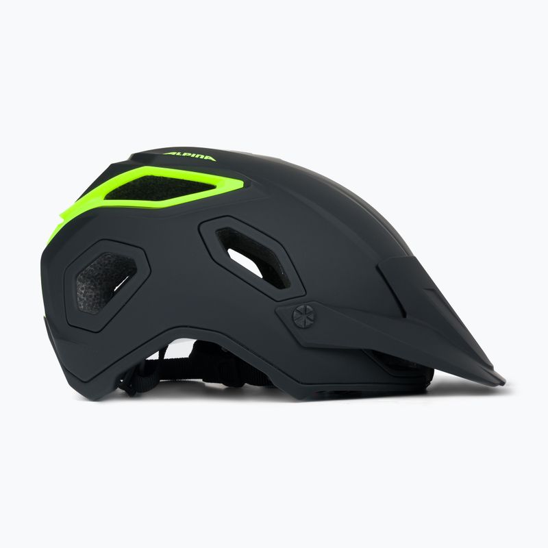 Kask rowerowy Alpina Comox black neon matte 3