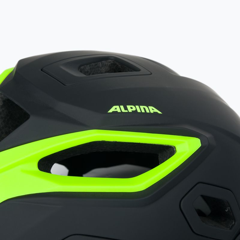 Kask rowerowy Alpina Comox black neon matte 8