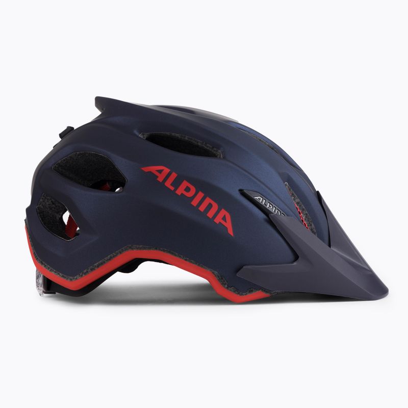 Kask rowerowy dziecięcy Alpina Carapax indigo matte 3