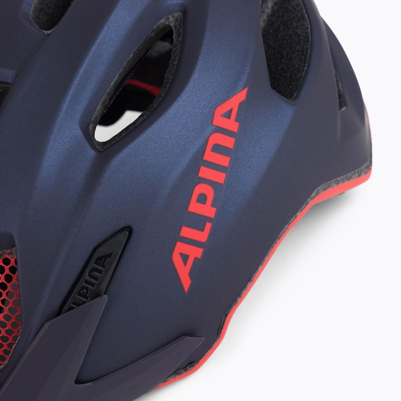 Kask rowerowy dziecięcy Alpina Carapax indigo matte 7