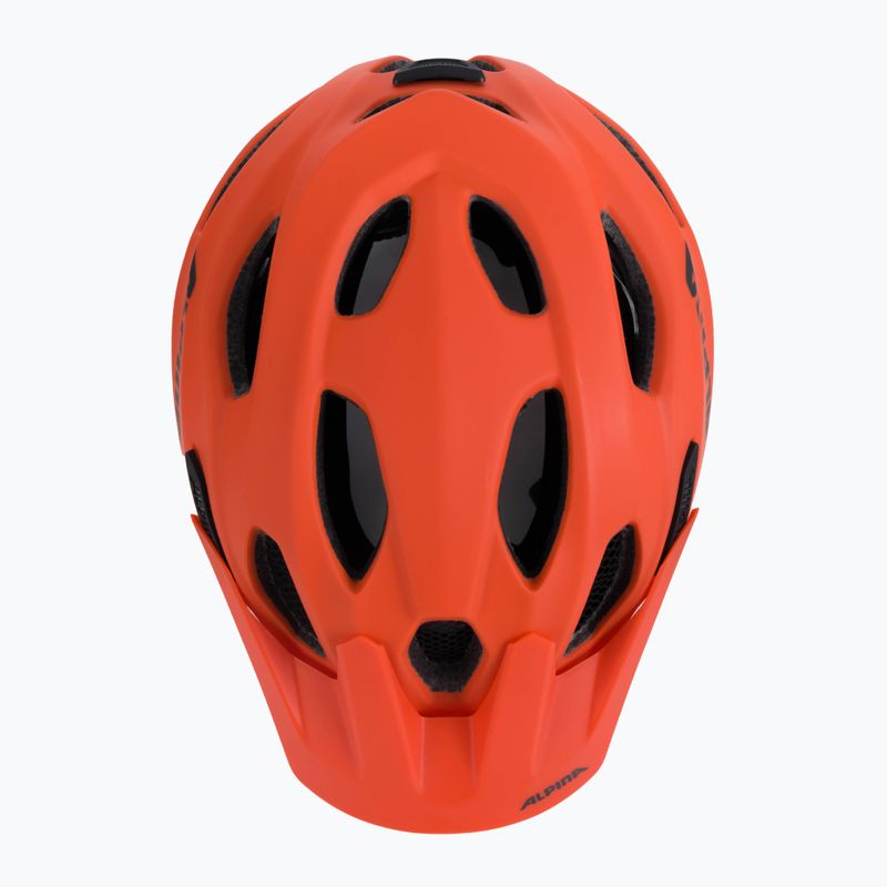 Kask rowerowy dziecięcy Alpina Carapax pumpkin orange matt 6