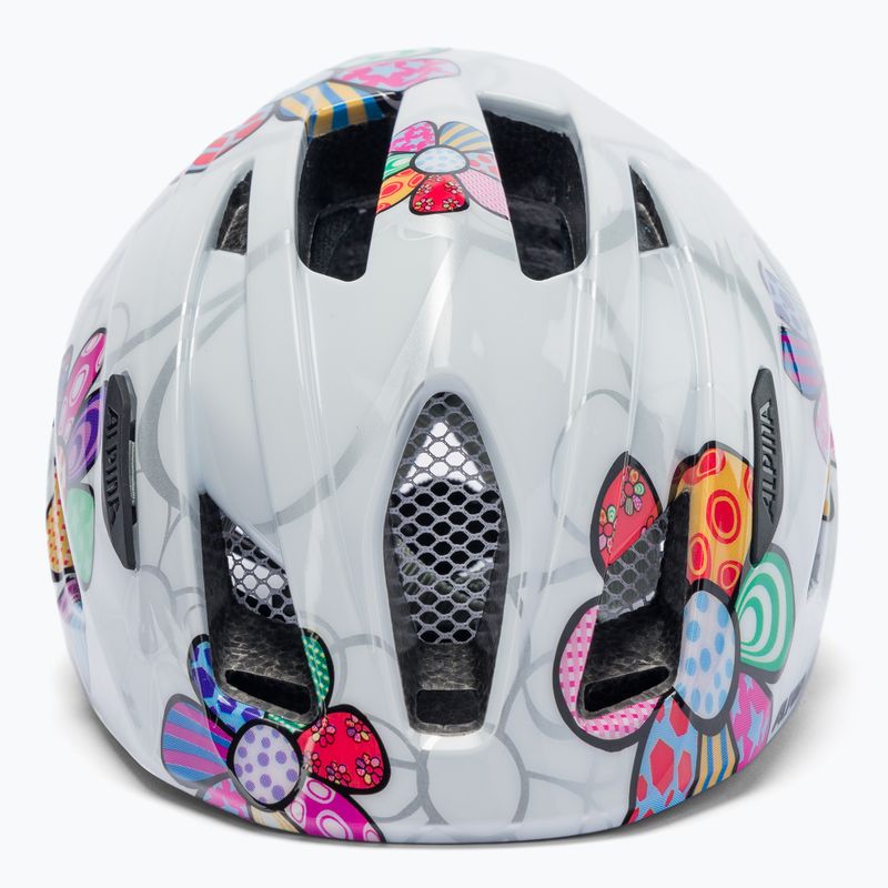 Kask rowerowy dziecięcy Alpina Pico pearl white/ flower gloss 2
