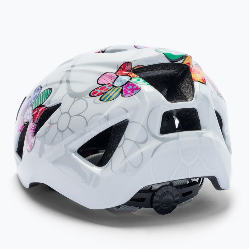 Kask rowerowy dziecięcy Alpina Pico pearl white/ flower gloss 4