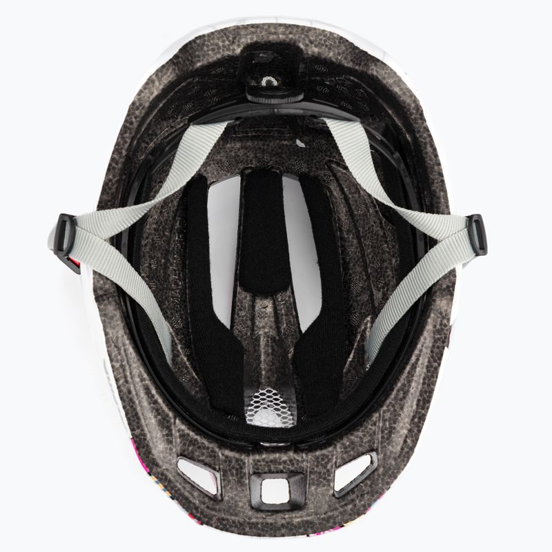 Kask rowerowy dziecięcy Alpina Pico pearl white/ flower gloss 5