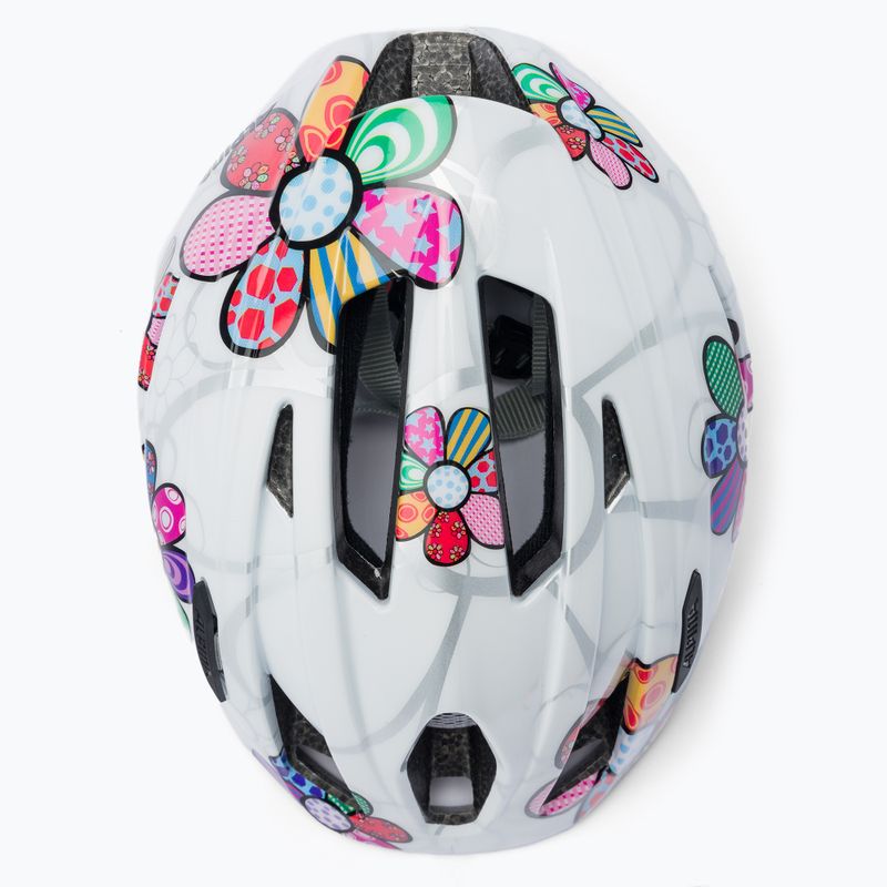 Kask rowerowy dziecięcy Alpina Pico pearl white/ flower gloss 6