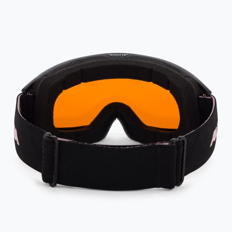 Gogle narciarskie Alpina Nakiska black/rose matt/orange 3