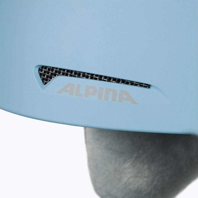 Kask narciarski dziecięcy Alpina Zupo skyblue matt 7