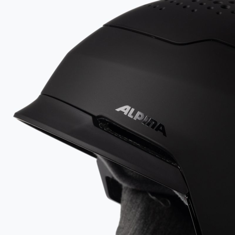 Kask narciarski Alpina Gems black matte 6