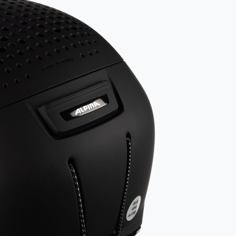 Kask narciarski Alpina Gems black matte 7