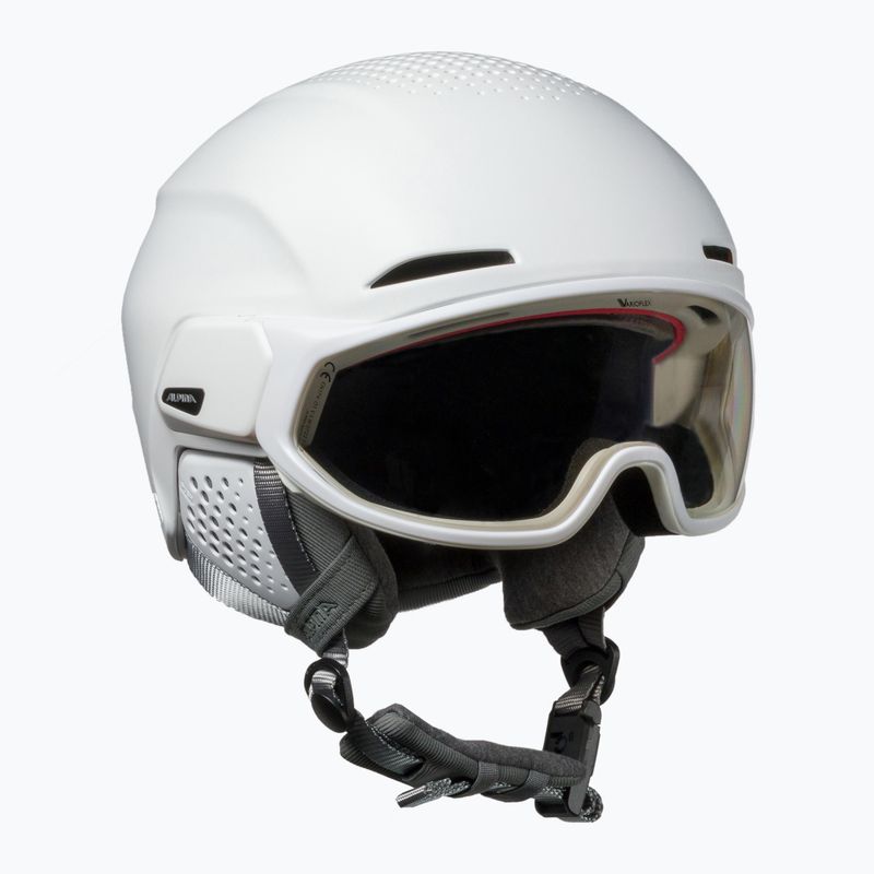 Kask narciarski Alpina Alto V white matt