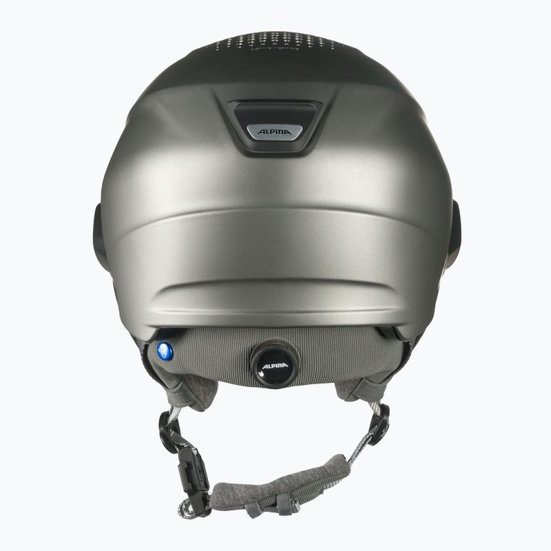 Kask narciarski Alpina Alto QV gunmetal matt 3