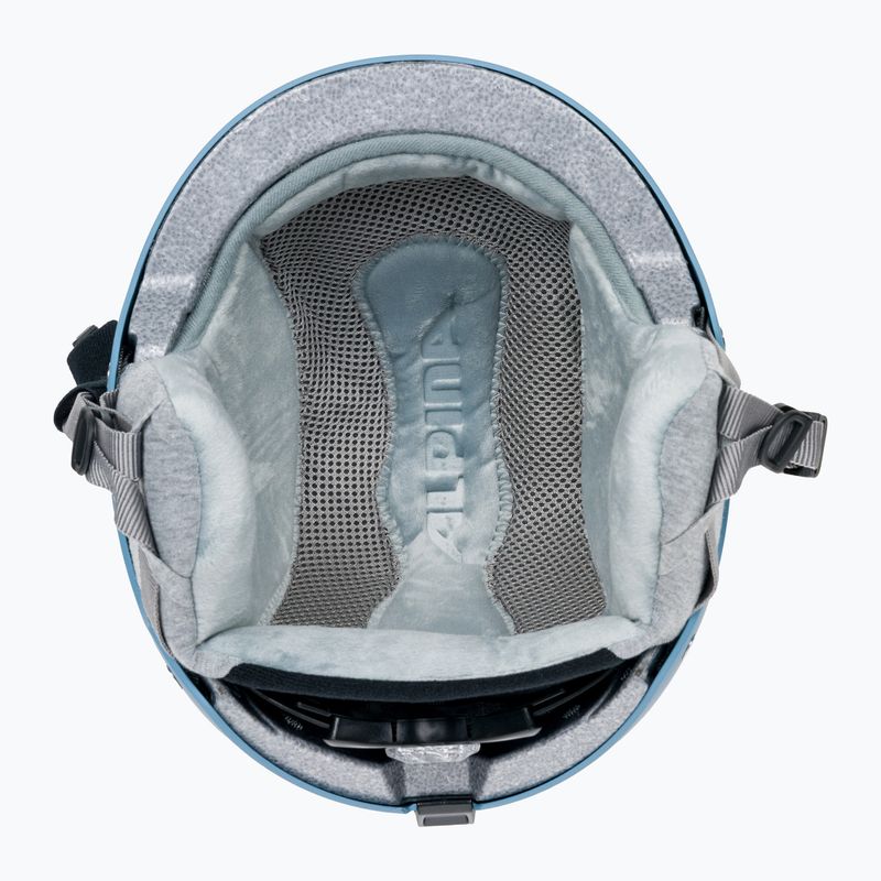 Kask narciarski Alpina Arber skyblue matt 5