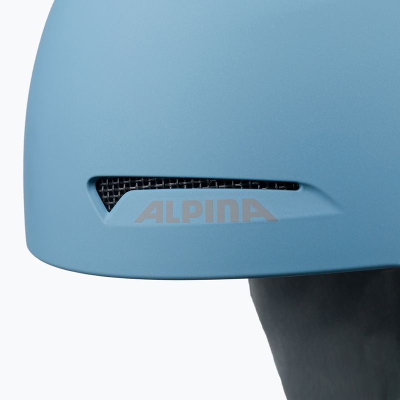 Kask narciarski Alpina Arber skyblue matt 7
