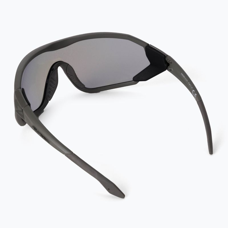 Okulary przeciwsłoneczne Alpina S-Way VM moon-grey matt/blue mirror 2