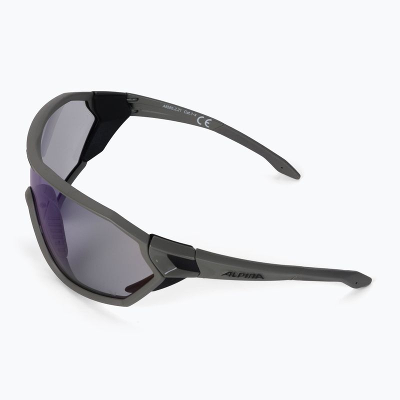 Okulary przeciwsłoneczne Alpina S-Way VM moon-grey matt/blue mirror 4