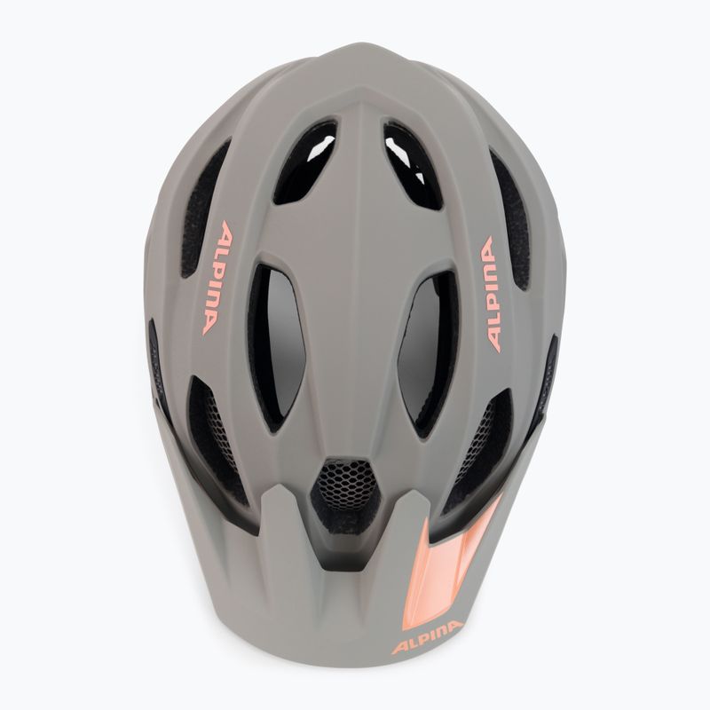 Kask rowerowy Alpina Carapax 2.0 moon grey peach matt 6