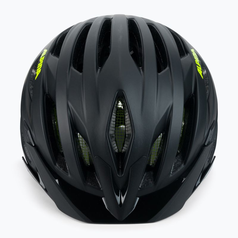 Kask rowerowy Alpina Parana black/neon yellow matte 2