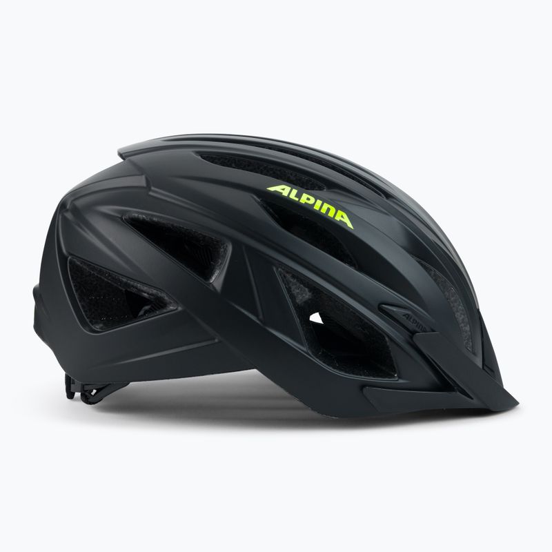 Kask rowerowy Alpina Parana black/neon yellow matte 3