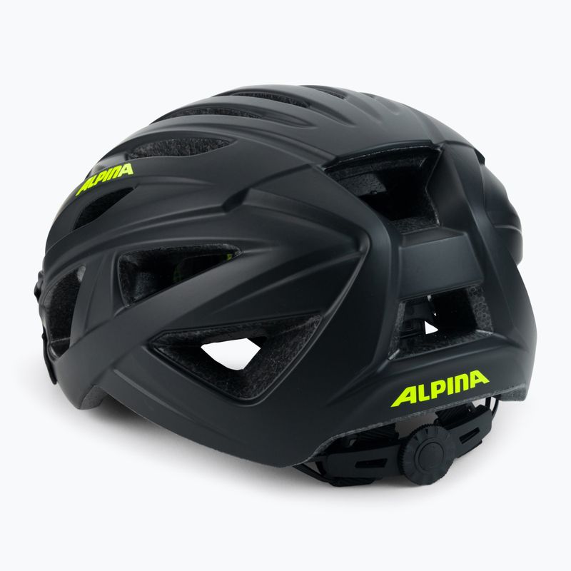 Kask rowerowy Alpina Parana black/neon yellow matte 4