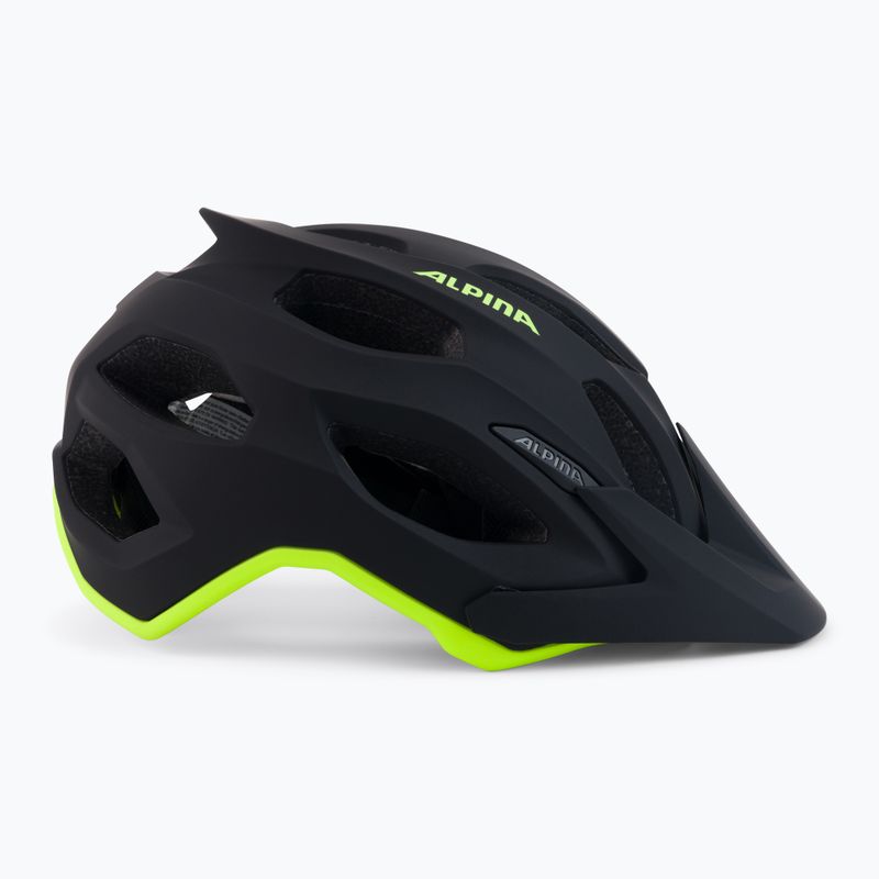 Kask rowerowy Alpina Carapax 2.0 black/neon yellow matte 3