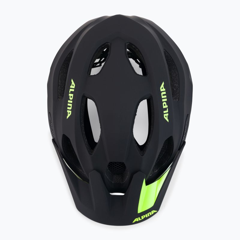 Kask rowerowy Alpina Carapax 2.0 black/neon yellow matte 6