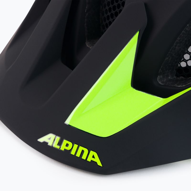 Kask rowerowy Alpina Carapax 2.0 black/neon yellow matte 8