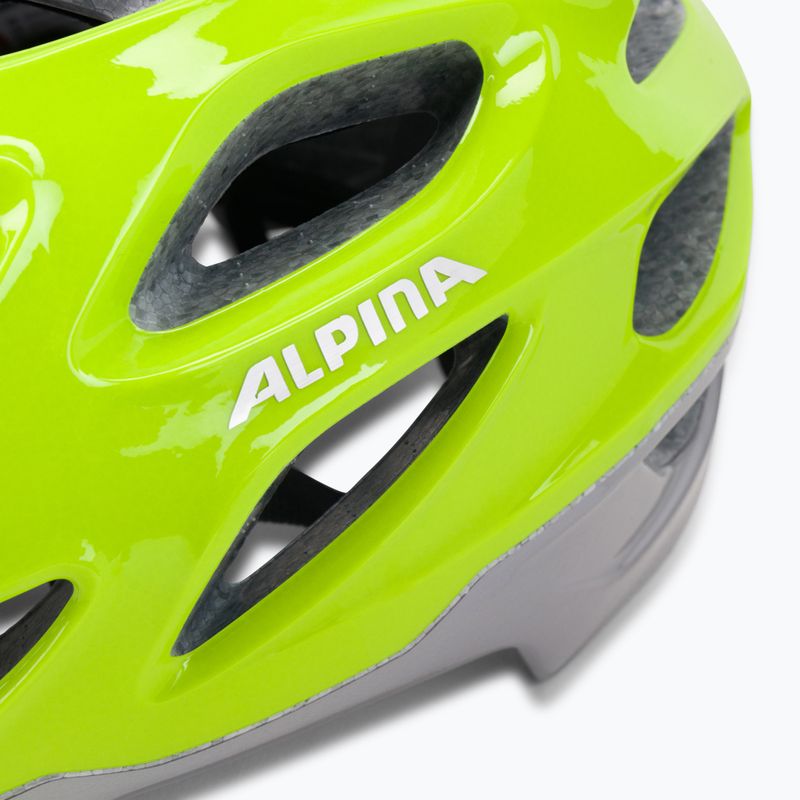 Kask rowerowy Alpina Mythos 3.0 L.E. A9713345 be visible/silver gloss 7