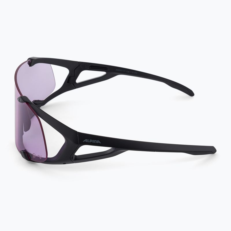 Okulary przeciwsłoneczne Alpina Hawkeye Q-Lite V black matt/purple 4