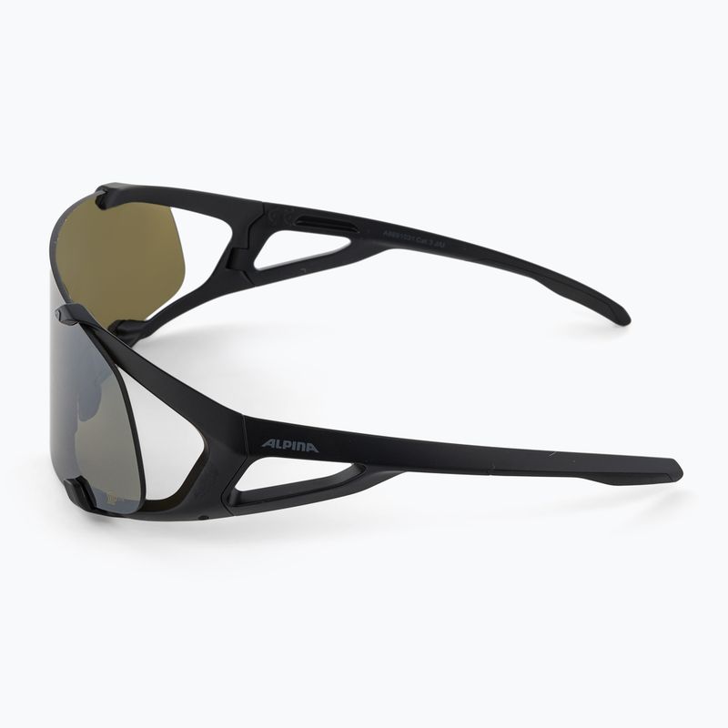 Okulary przeciwsłoneczne Alpina Hawkeye Q-Lite black matt/silver mirror 4