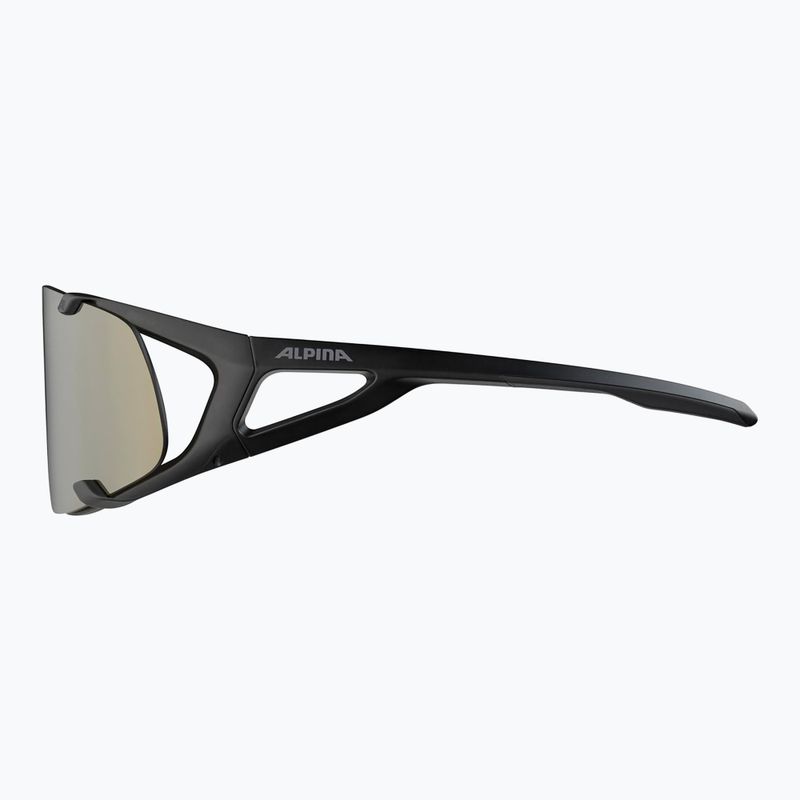 Okulary przeciwsłoneczne Alpina Hawkeye Q-Lite black matt/silver mirror 5