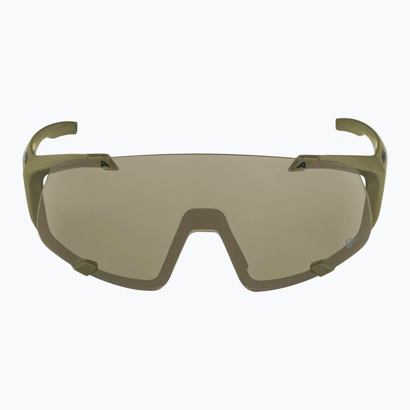 Okulary przeciwsłoneczne Alpina Hawkeye Q-Lite olive matt/silver mirror 2