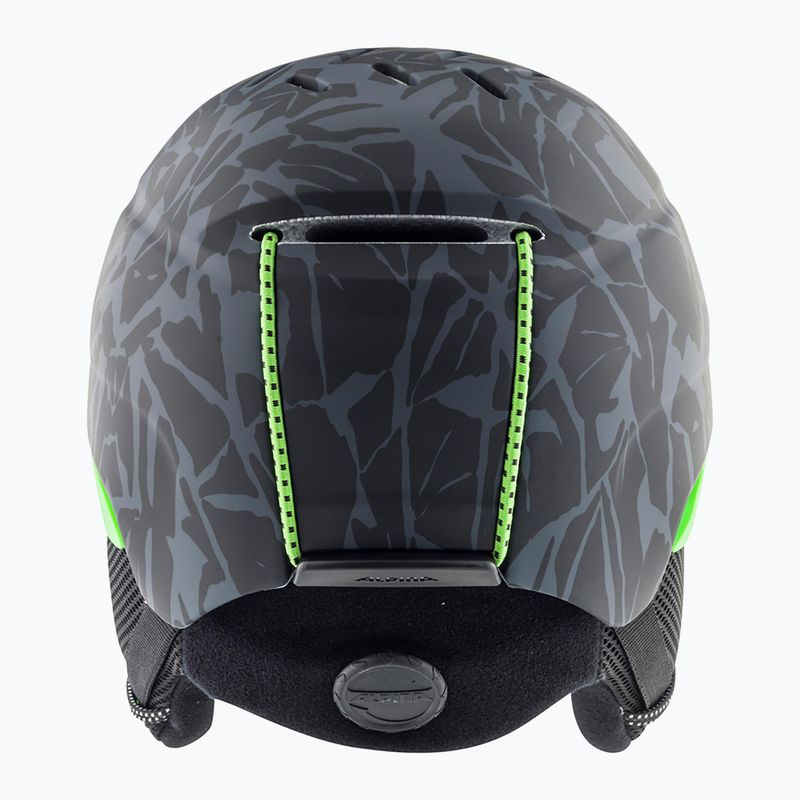 Kask narciarski dziecięcy Alpina Pizi black/green camo matt 13