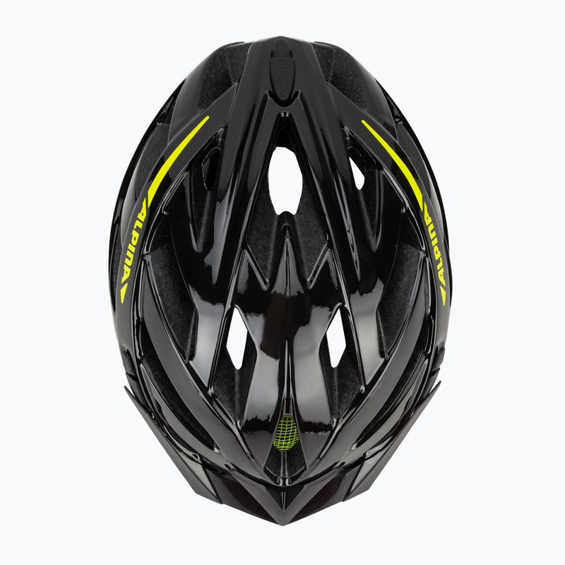 Kask rowerowy Alpina Panoma 2.0 black/neon yellow gloss 6