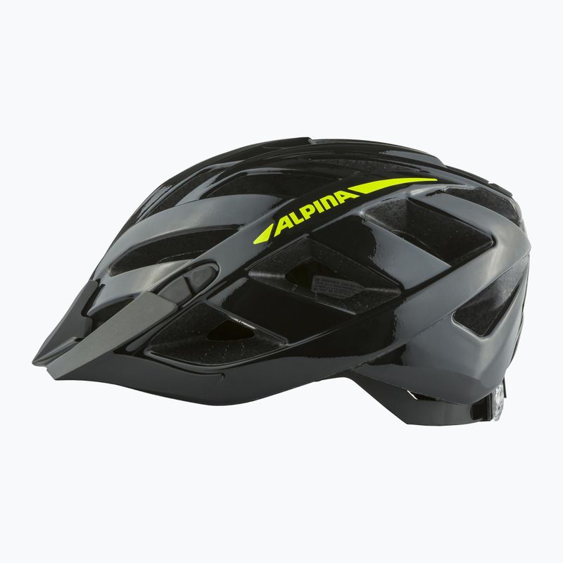 Kask rowerowy Alpina Panoma 2.0 black/neon yellow gloss 2