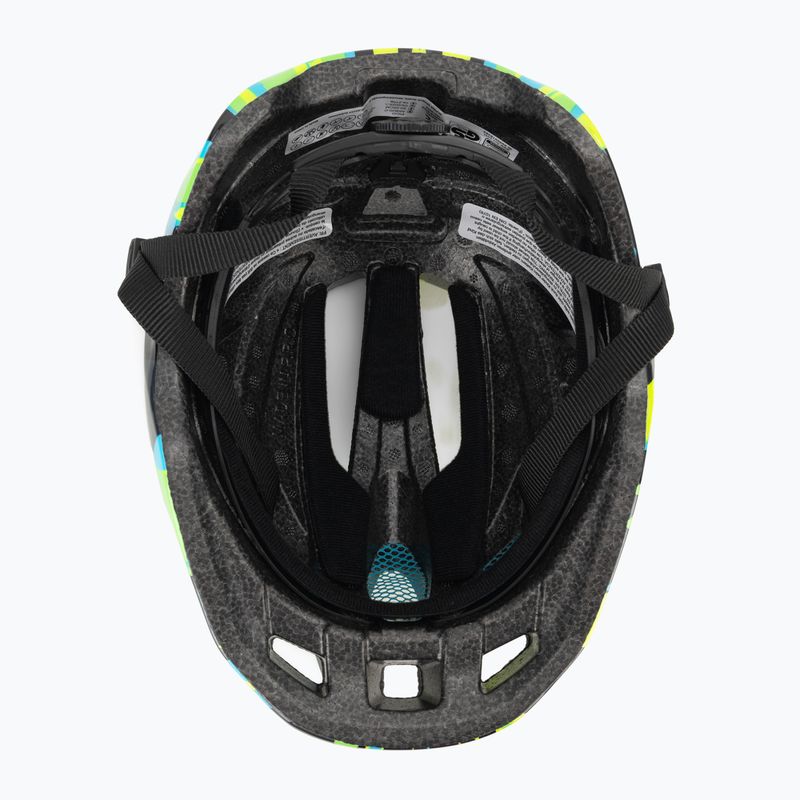 Kask rowerowy dziecięcy Alpina Pico neon green/ blue gloss 5