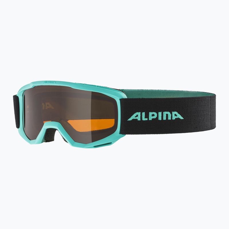 Gogle narciarskie dziecięce Alpina Piney aqua matt/ orange