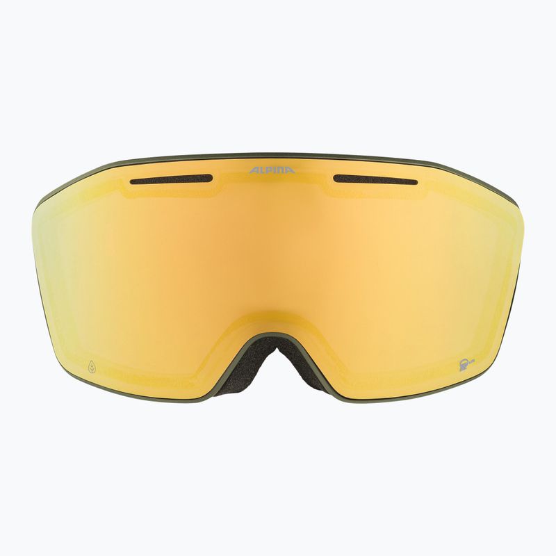 Gogle narciarskie Alpina Nendaz Q-Lite olive matt/gold 3