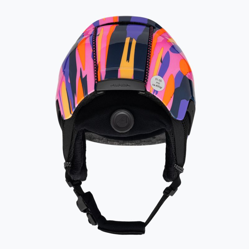 Kask narciarski dziecięcy Alpina Pizi pink orange/blue gloss 3