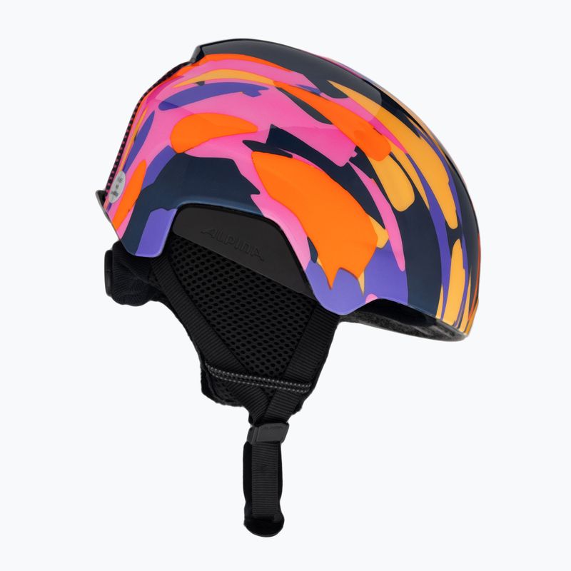 Kask narciarski dziecięcy Alpina Pizi pink orange/blue gloss 4