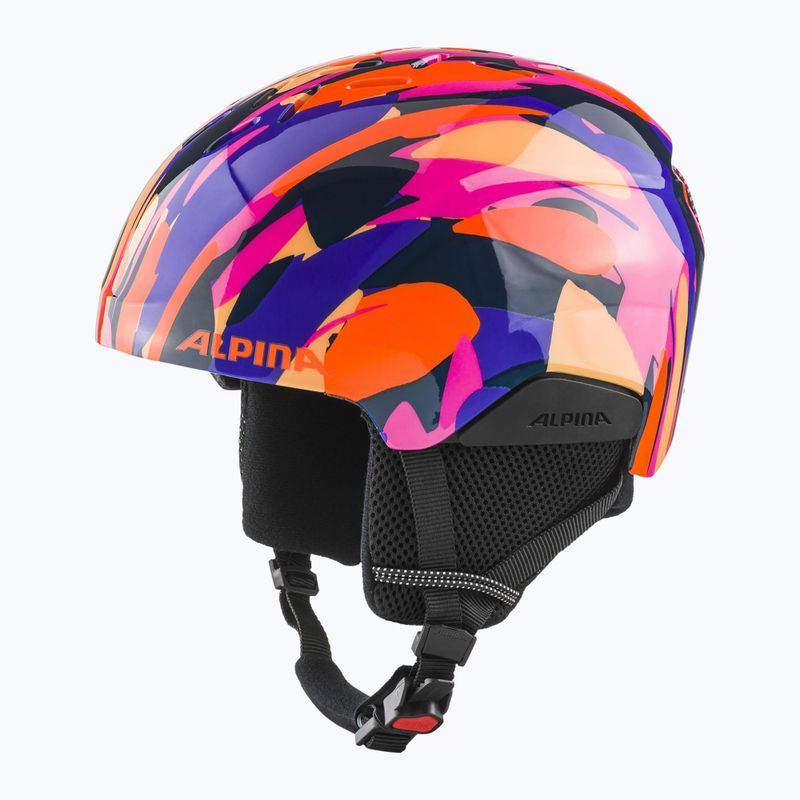 Kask narciarski dziecięcy Alpina Pizi pink orange/blue gloss 6