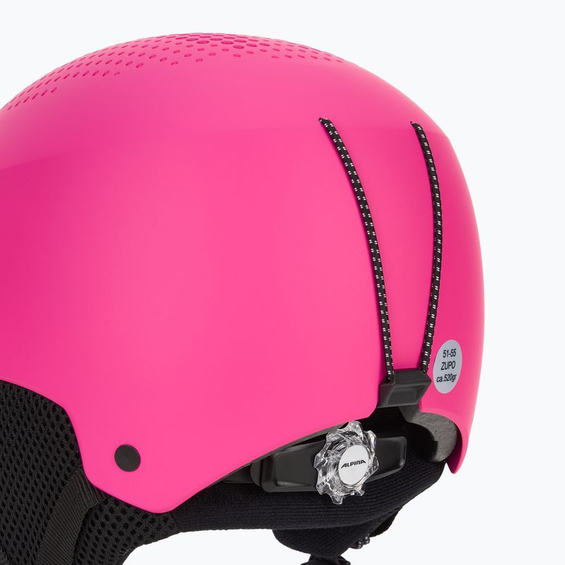 Kask narciarski dziecięcy Alpina Zupo pink matt 8