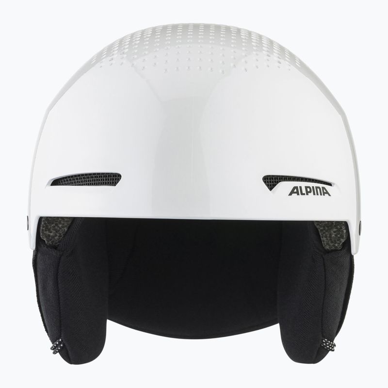 Kask narciarski Alpina Arber white/metallic gloss 9