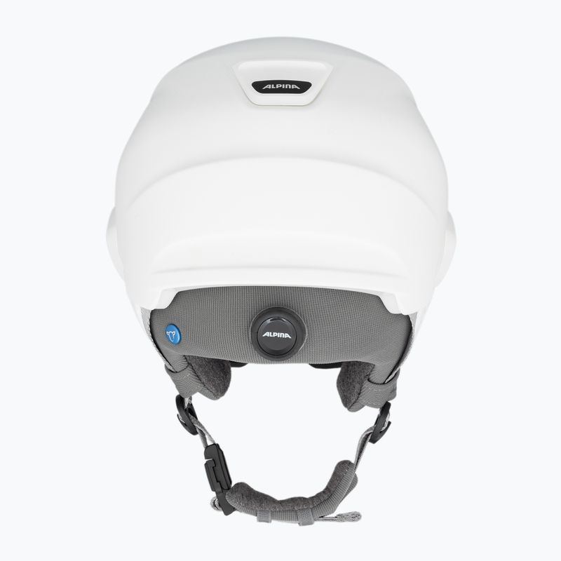 Kask narciarski Alpina Oro QV Mips white matt/water pink 3