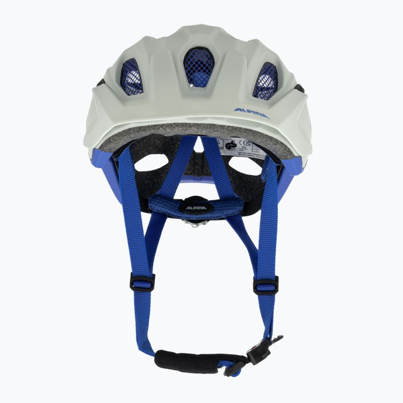 Kask rowerowy dziecięcy Alpina Carapax smoke grey/blue matt 2