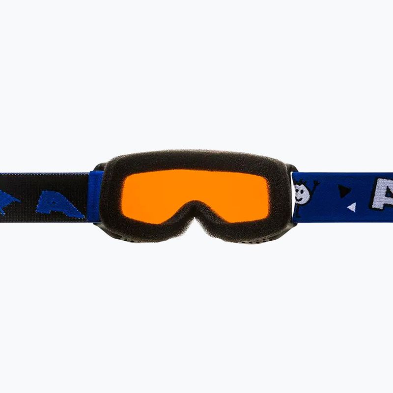 Gogle narciarskie dziecięce Alpina Piney black/ blue matt/ orange 7