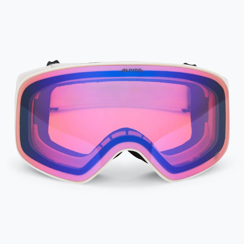 Gogle narciarskie Alpina Ladis QM white matt/ blue 2