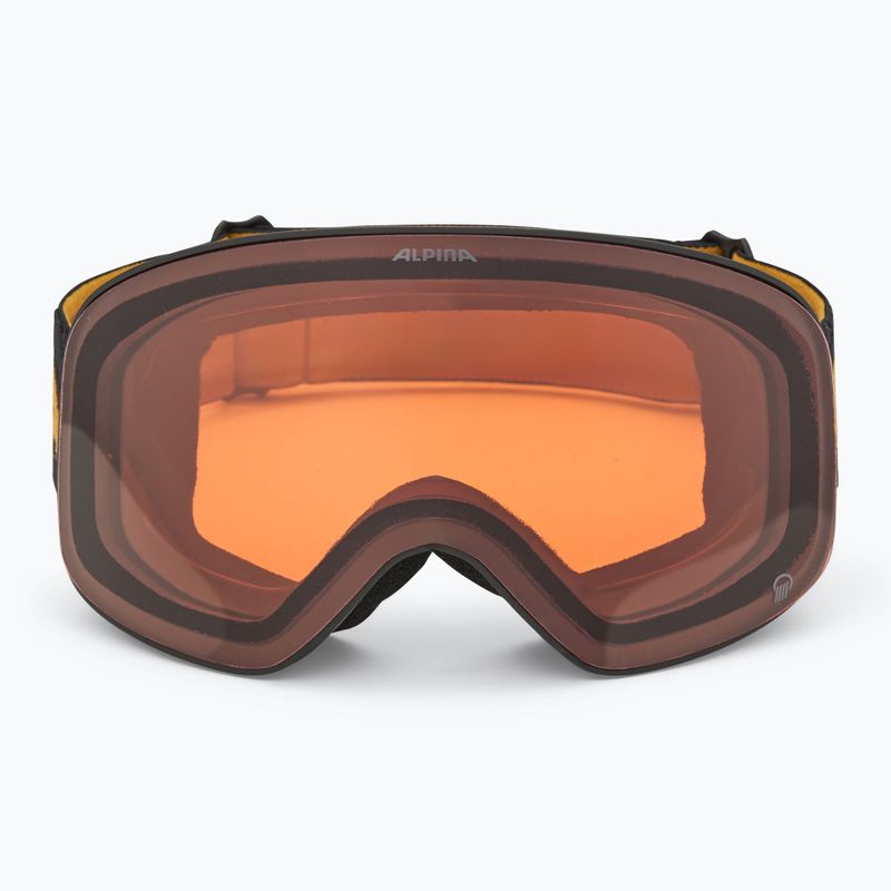 Gogle narciarskie Alpina Ladis Q black/ gold matt/ gold 2