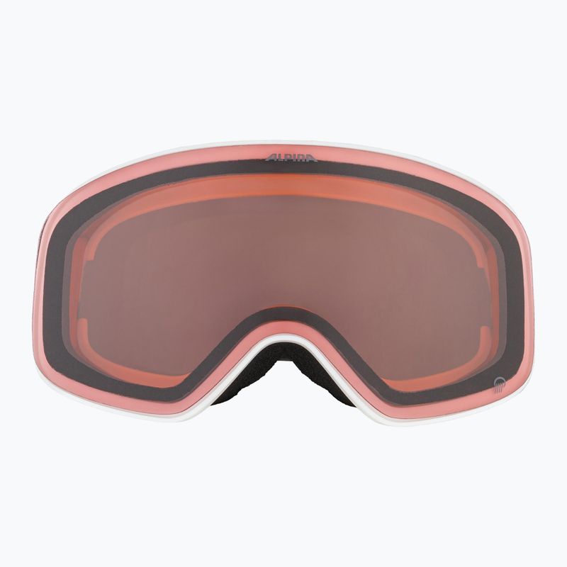 Gogle narciarskie Alpina Ladis Q white/ gold matt/ gold 6
